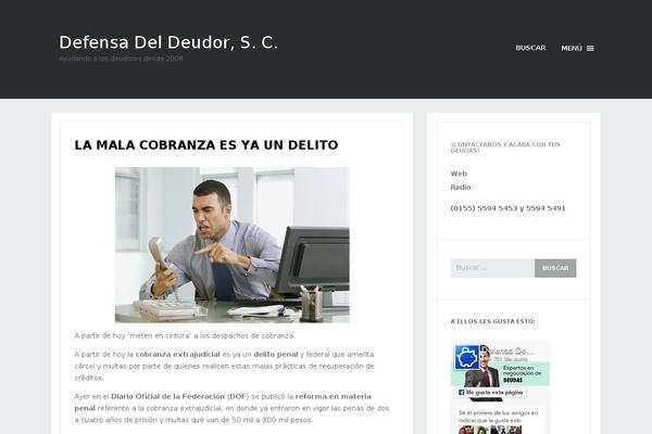 WordPress website example screenshot