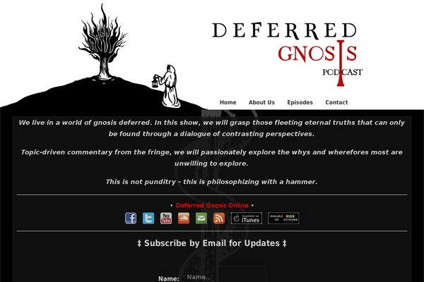 deferredgnosis.com site used Podcaster1.8-child