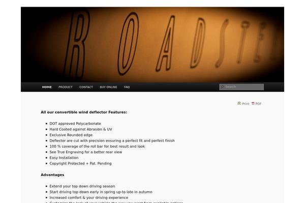 deflectair.com site used Twenty Eleven