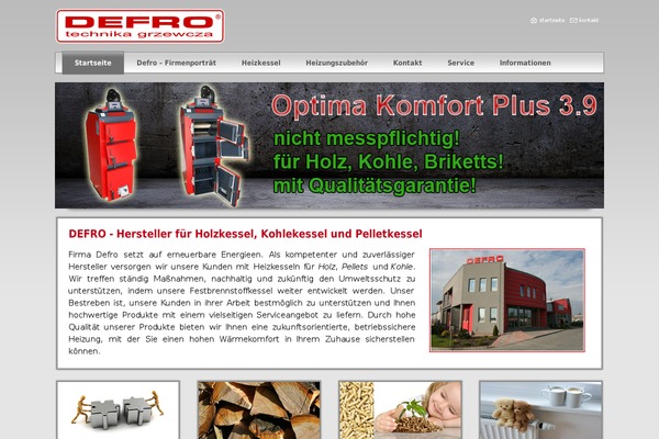 defro-heizungen.de site used Defro