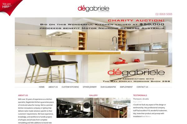 degabrielekitchens.com.au site used Degabrielle