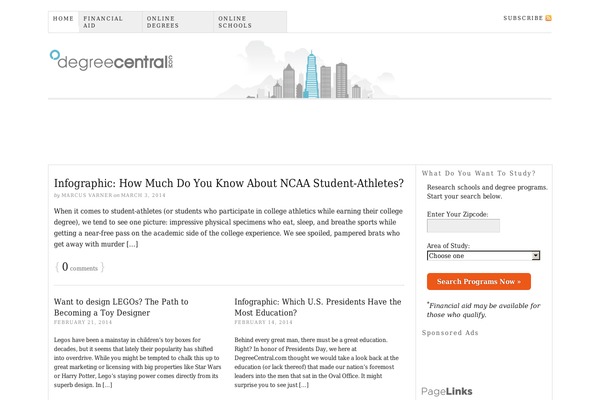 WordPress website example screenshot