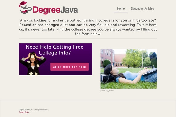 degreejava.com site used Appply