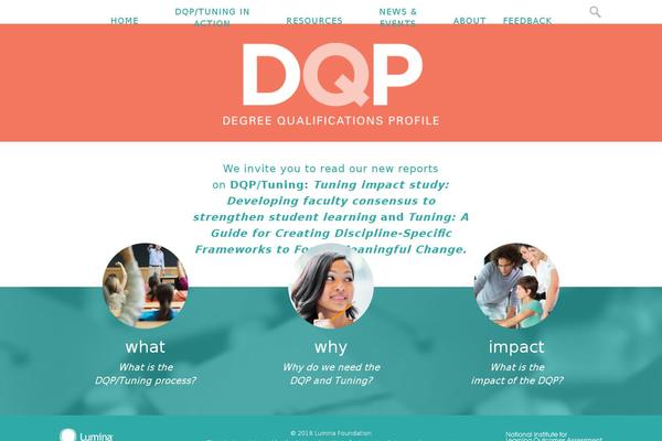 degreeprofile.org site used Dqp