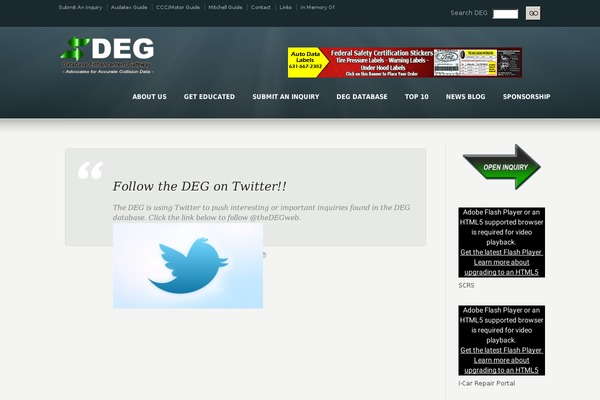 WordPress website example screenshot