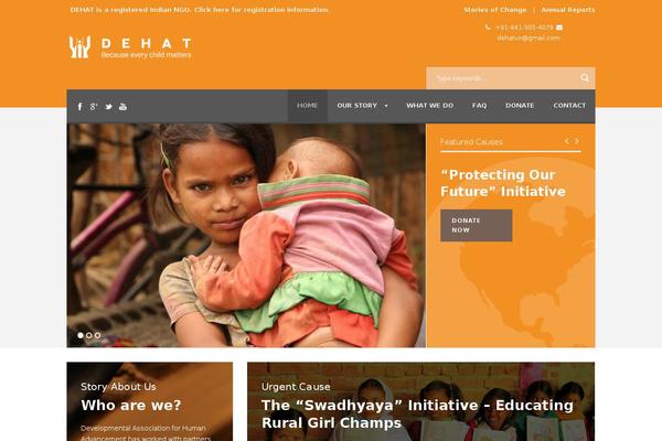 WordPress website example screenshot