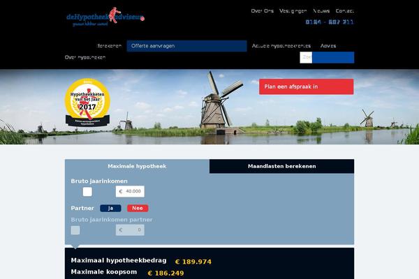 hypotheekadviseur theme websites examples