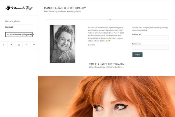 Enfold theme site design template sample