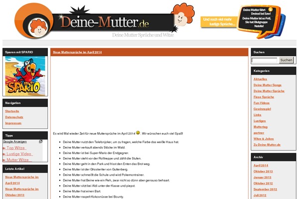 WordPress website example screenshot