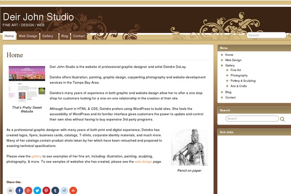 Suffusion theme site design template sample