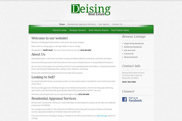 ElegantEstate theme site design template sample