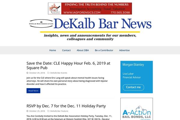 WordPress website example screenshot