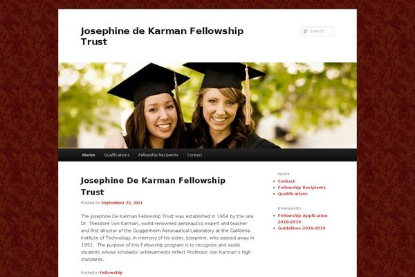 WordPress website example screenshot