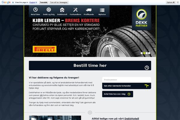 dekkpartner.no site used Dekkpartner