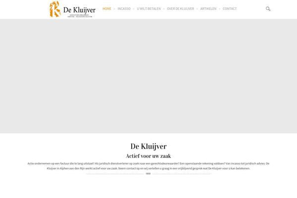 dekluijver.nl site used Lawyer-theme
