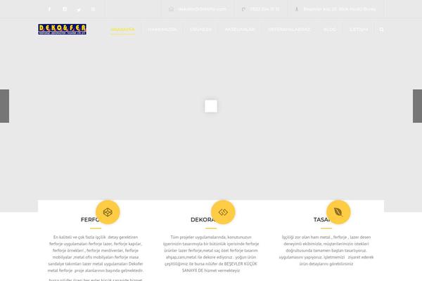Constructo theme site design template sample