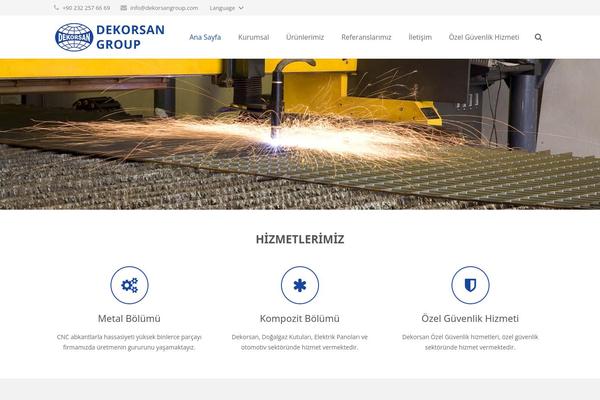 Impreza theme site design template sample