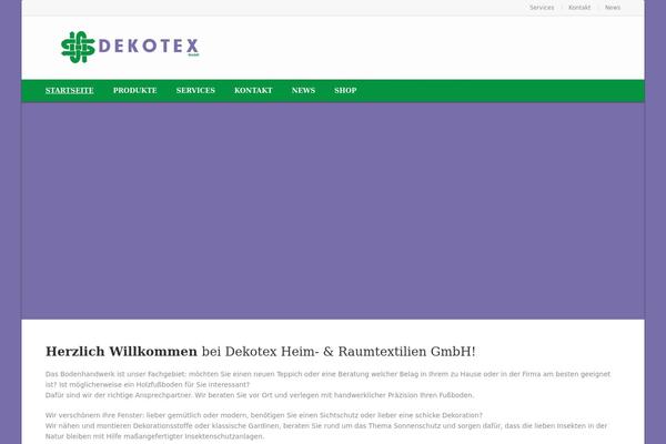 dekotex-muehlhausen.de site used Aqua