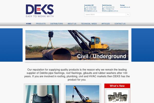 deks.com.au site used Deks