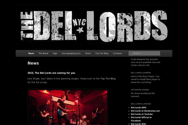 Twenty Eleven theme site design template sample
