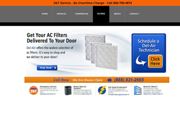 delairfilters.com site used Delair