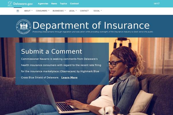 delawareinsurance.gov site used Dosgic_insurance_theme