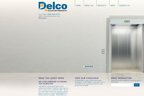 delcoelevator.com site used Delco