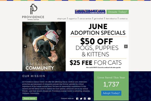 delcospca.org site used Nature