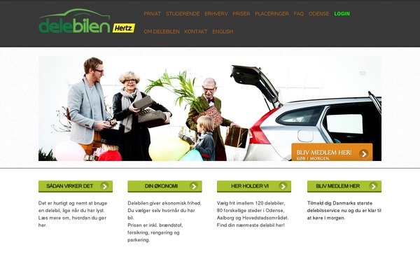 delebilen.dk site used Business Pro