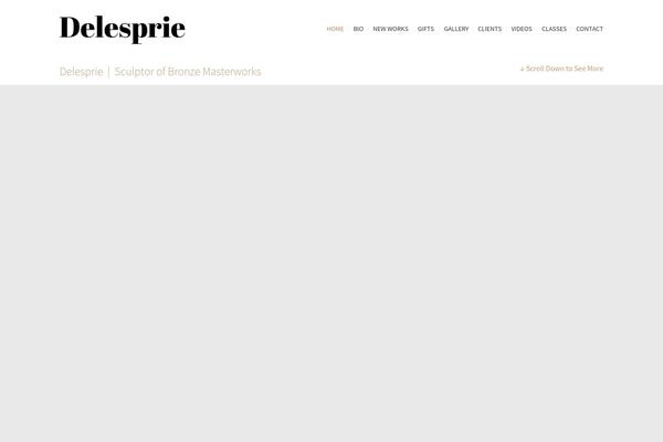 delesprie.com site used Delesprie-child