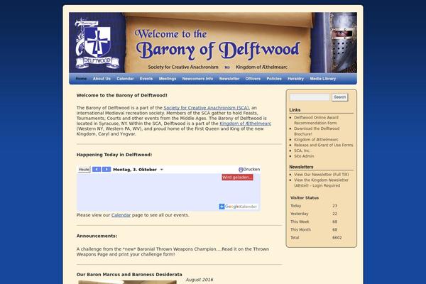 Weaver theme site design template sample