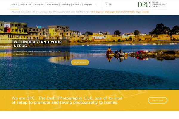 Enfold theme site design template sample