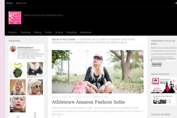 Hueman theme site design template sample