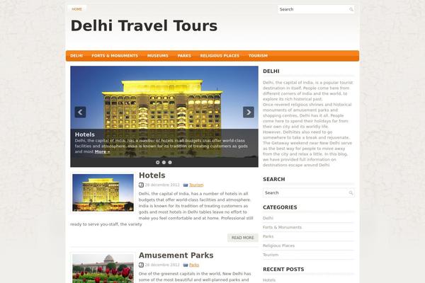 WordPress website example screenshot