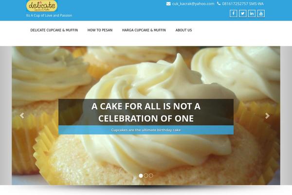WordPress website example screenshot
