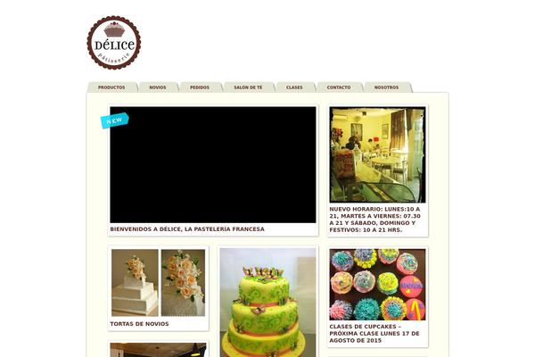 Handmade theme site design template sample
