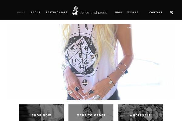 deliceandcreed.com site used Deliceandcreed