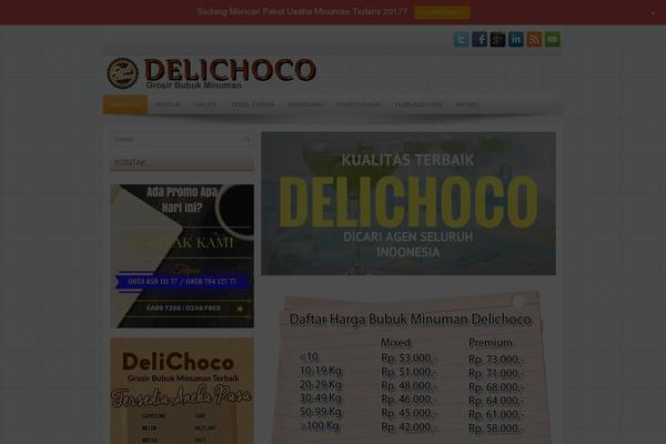 delichoco.com site used Delichocotheme
