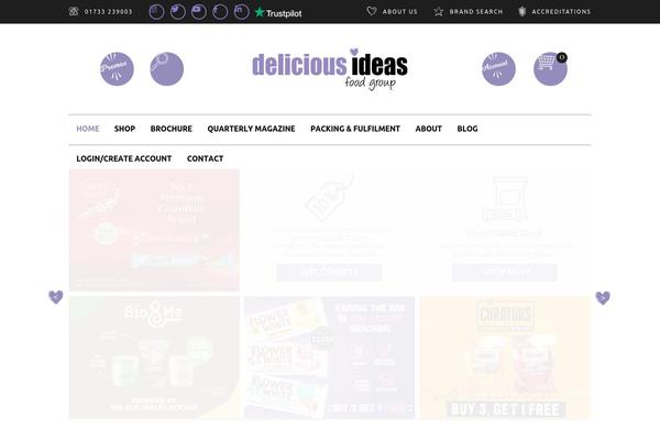 Panaderia theme site design template sample