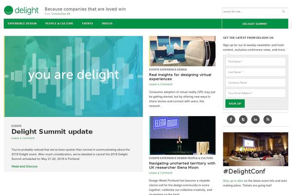 delight.us site used Delight2016