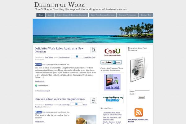 Seashore theme site design template sample