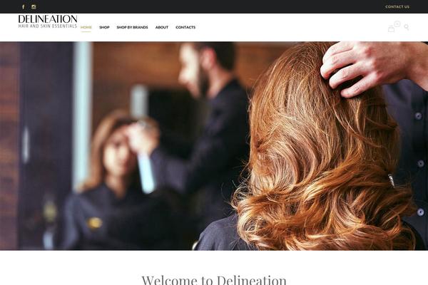Hair-beauty theme site design template sample