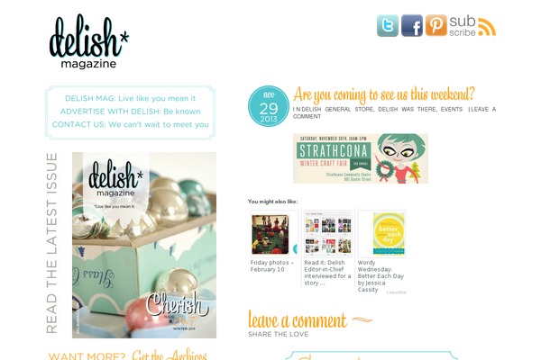 delishmag.com site used Verbatim
