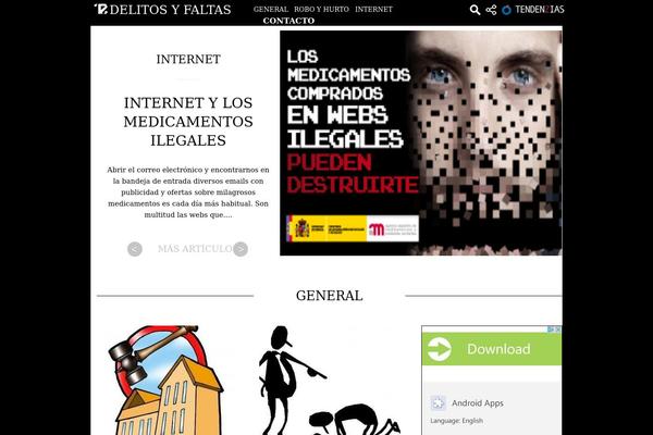 delitosfaltas.com site used Canguro