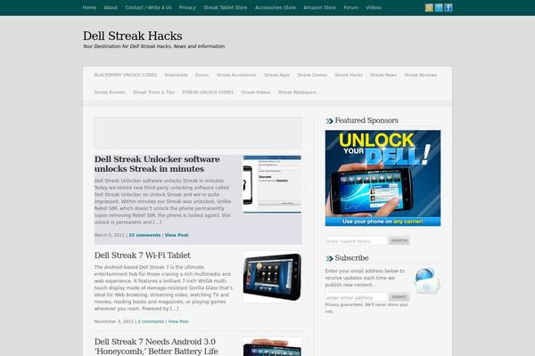 dellstreakhacks.com site used Wp Launch