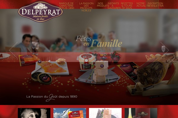 delpeyrat.com site used Theme-wordpress