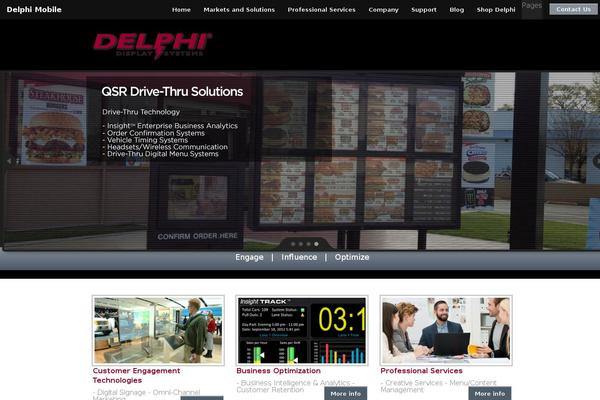 Delphi theme site design template sample