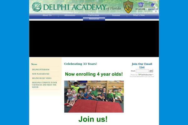 Delphi theme site design template sample