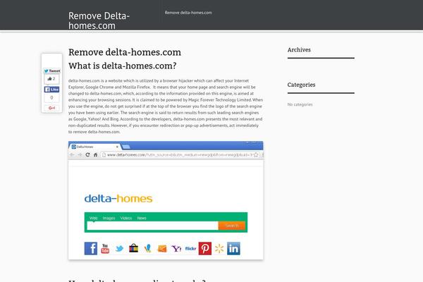 delta-homes.org site used Pyramid