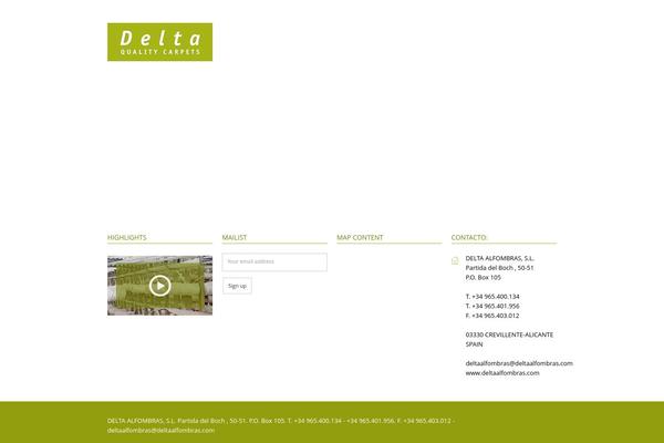 deltaalfombras.com site used Jewel-wp